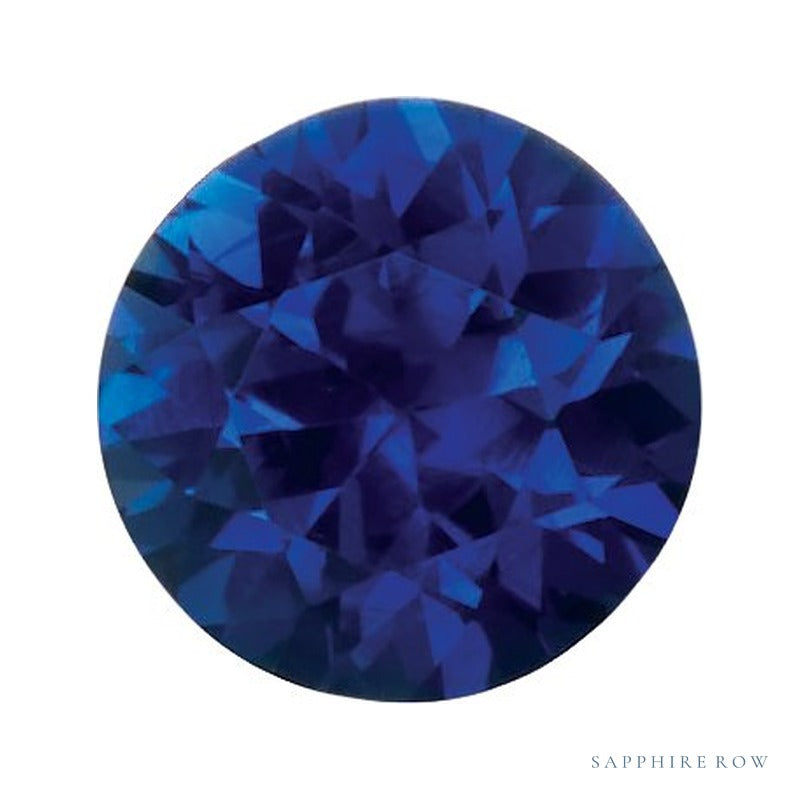 3.25 mm Natural Blue Sapphire – Round Cut – B Quality — Sapphire Row · cut7