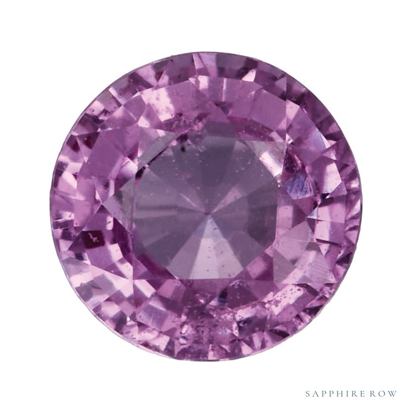 3.5 mm Natural Pink Sapphire – Round Cut – AA Quality — Sapphire Row · cut7