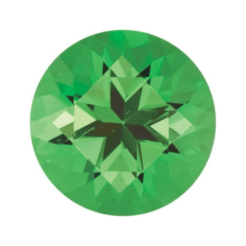 2.75 mm Natural Green Tsavorite Garnet – Round Cut – AA Quality — Sapphire Row · cut7