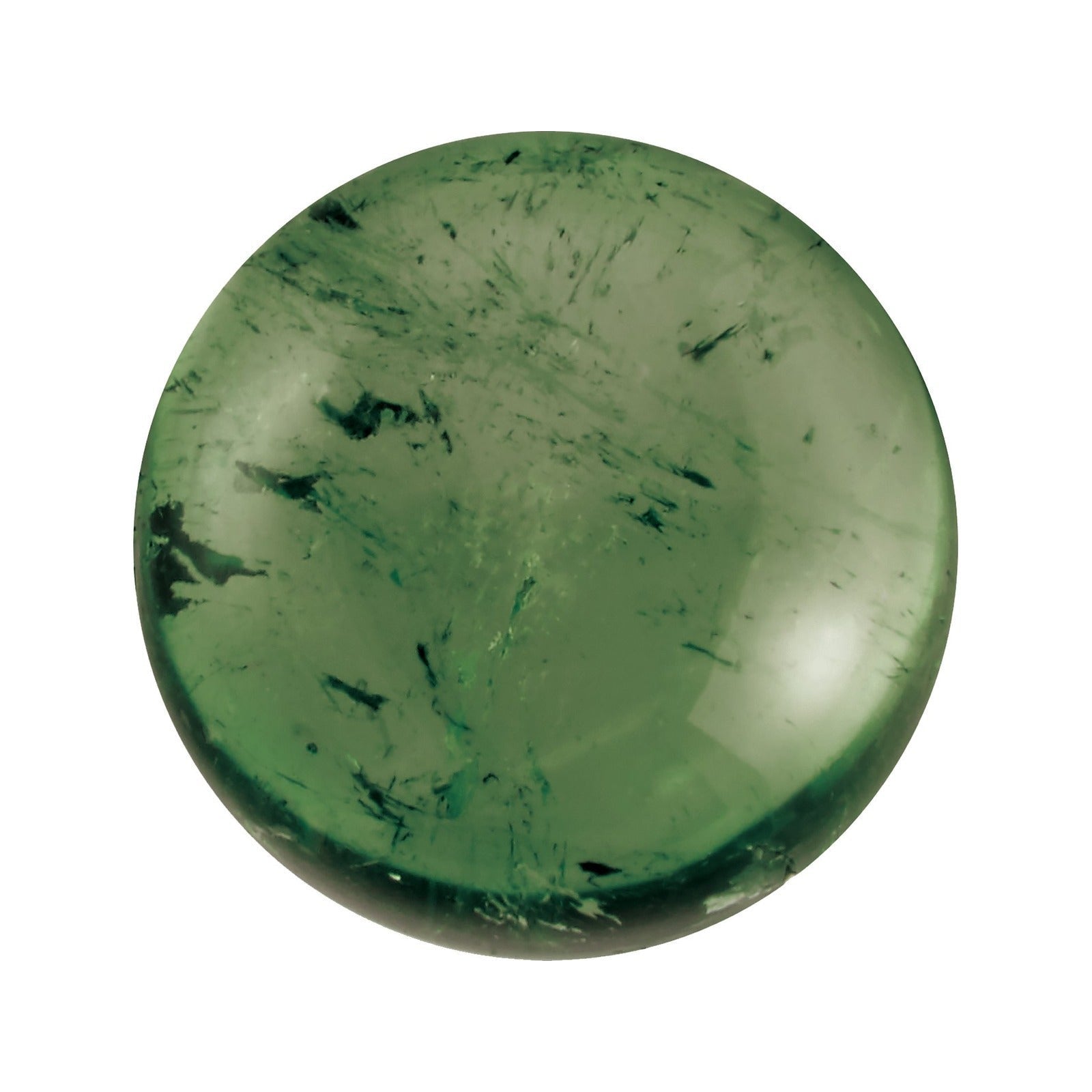 3 mm Natural Green Tourmaline – Round Cut – Cabochon Cut – A Quality — Sapphire Row · cut7