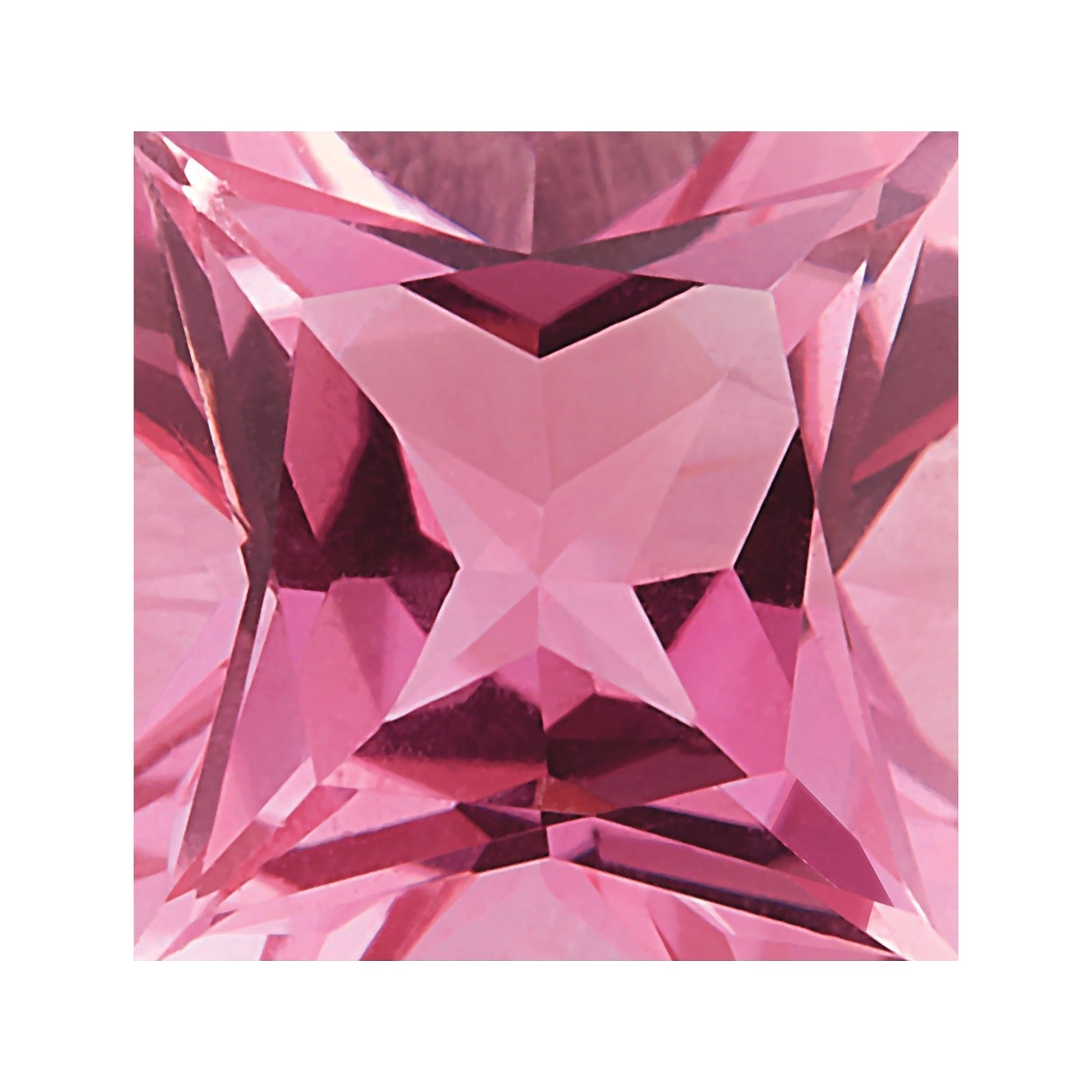 3 mm Natural Pink Tourmaline – Square Cut – AA Quality — Sapphire Row · cut7
