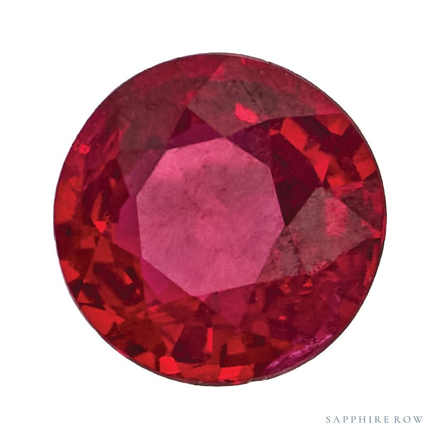 3.75 mm Natural Red Ruby – Round Cut – AA Quality — Sapphire Row · cut7
