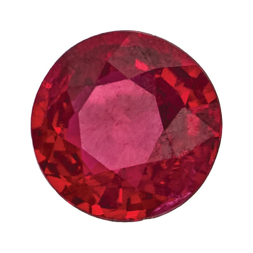 3.75 mm Natural Red Ruby – Round Cut – AA Quality — Sapphire Row · cut7
