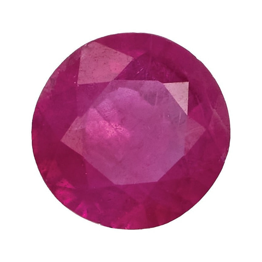 3.5 mm Natural Red Ruby – Round Cut – B Quality — Sapphire Row · cut7