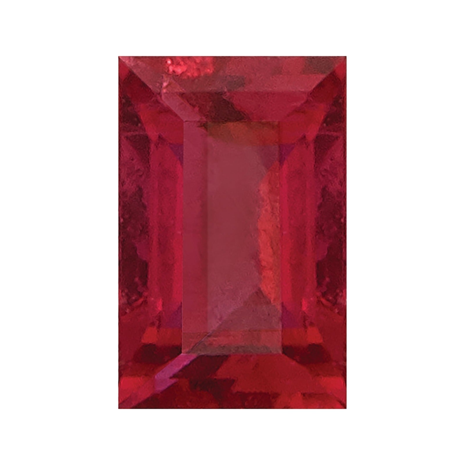 3.5x1.5 mm Natural Red Ruby – Straight Baguette Cut – AA Quality — Sapphire Row · cut7