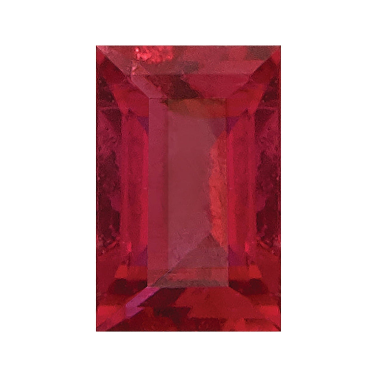 3.5x1.5 mm Natural Red Ruby – Straight Baguette Cut – AA Quality — Sapphire Row · cut7