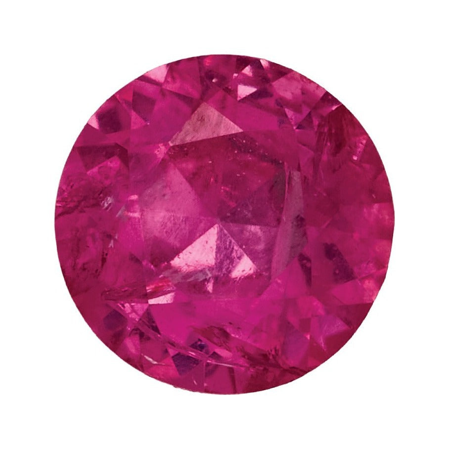 3.75 mm Natural Red Ruby – Round Cut – B Quality — Sapphire Row · cut7
