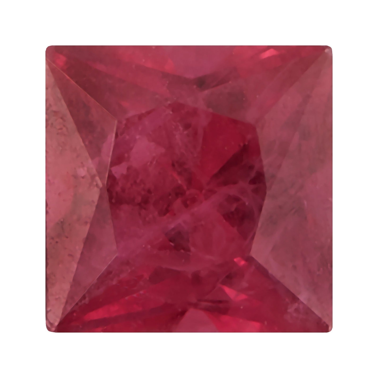 3.5 mm Natural Red Ruby – Square Cut – A Quality — Sapphire Row · cut7