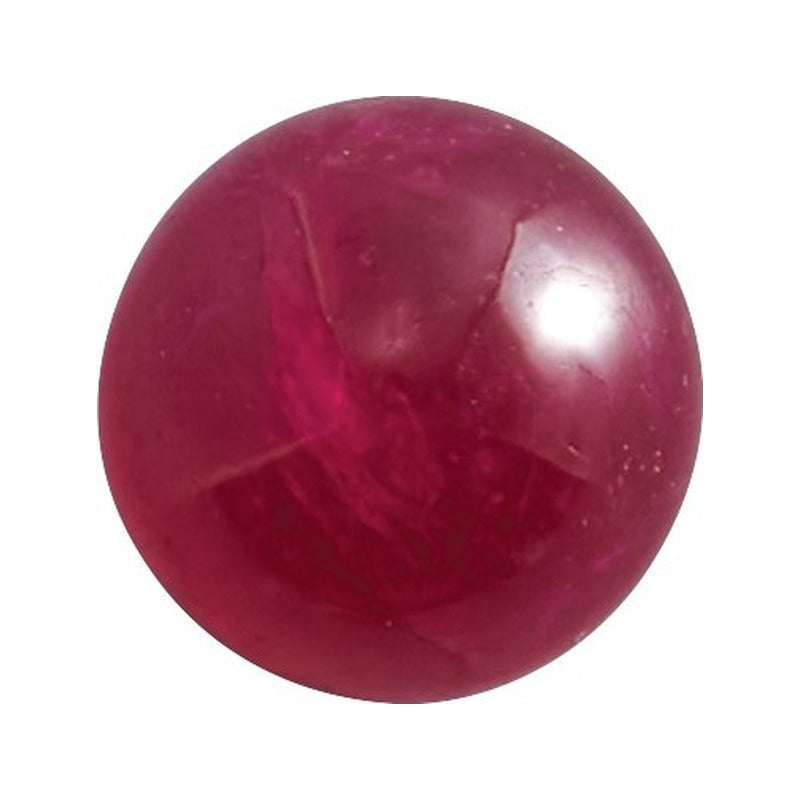 3 mm Natural Red Ruby – Round Cut – Cabochon Cut – A Quality — Sapphire Row · cut7