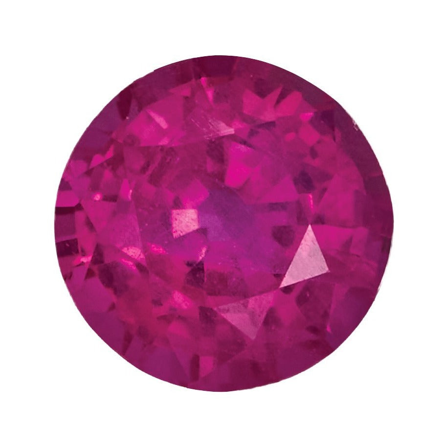 3.75 mm Natural Red Ruby – Round Cut – A Quality — Sapphire Row · cut7