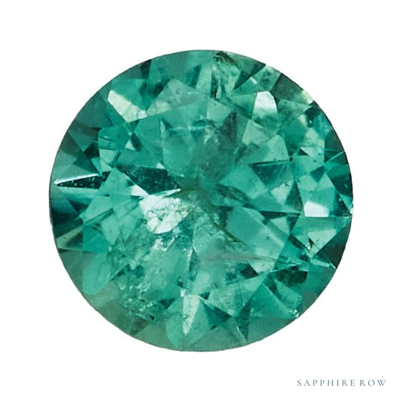 2.5 mm Natural Green Emerald – Round Cut – B Quality — Sapphire Row · cut7