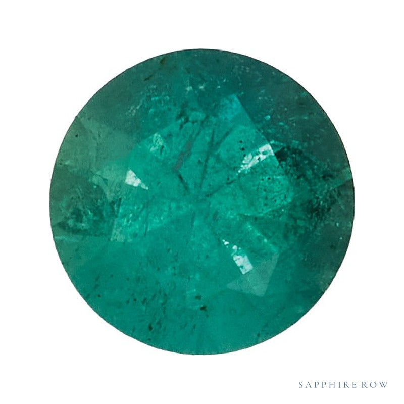 2.75 mm Natural Green Emerald – Round Cut – B Quality — Sapphire Row · cut7