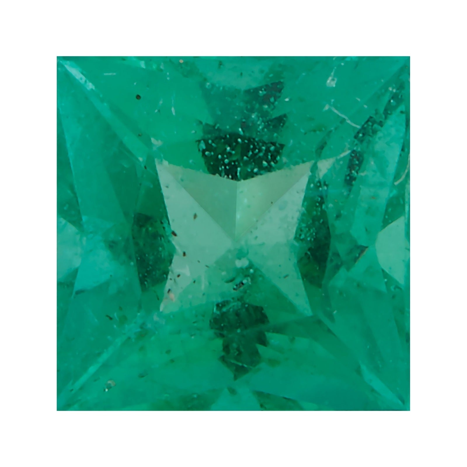 3.25 mm Natural Green Emerald – Square Cut – A Quality — Sapphire Row · cut7