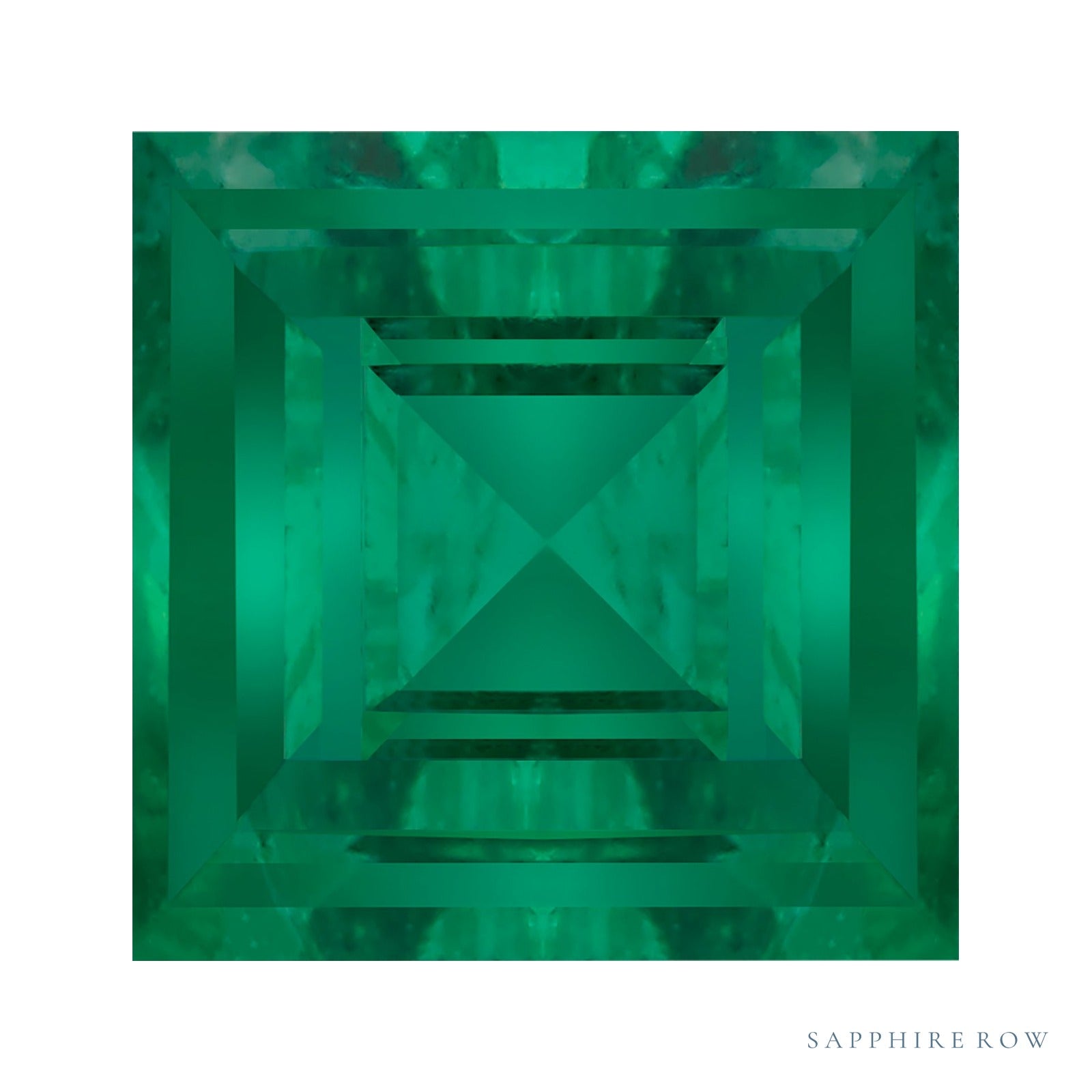2.75 mm Natural Green Emerald – Square Cut – AA Quality — Sapphire Row · cut7