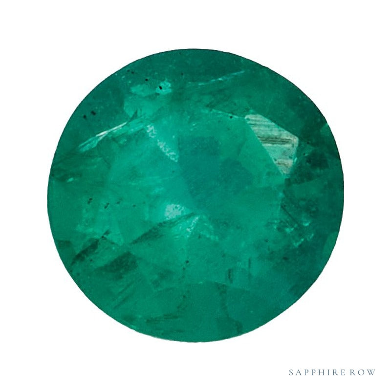 3 mm Natural Green Emerald – Round Cut – A Quality — Sapphire Row · cut7