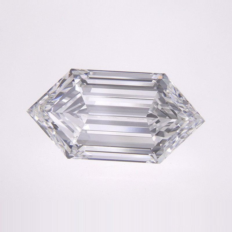 2.64 ct Lab-Grown Diamond – D VVS2 – Elongated Hexagon Cut – Duchess Step-cut – GIA Certified — Sapphire Row · cut7