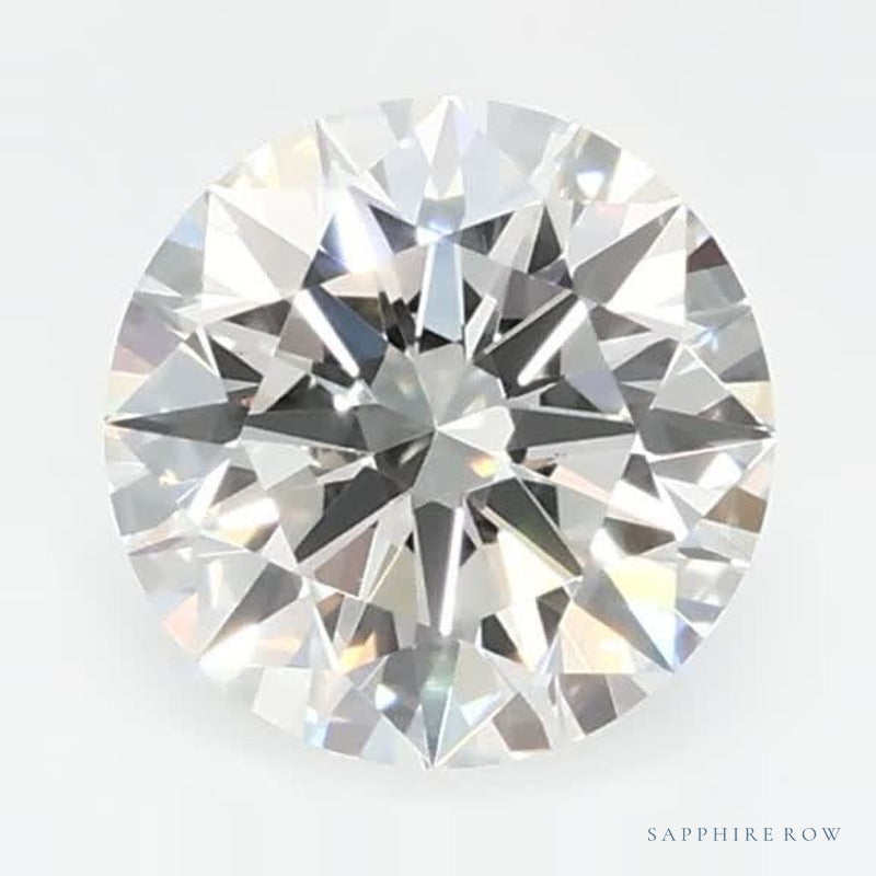0.64 ct Lab-Grown Diamond – H VVS2 – Round Cut – GCAL Certified — Sapphire Row · cut7