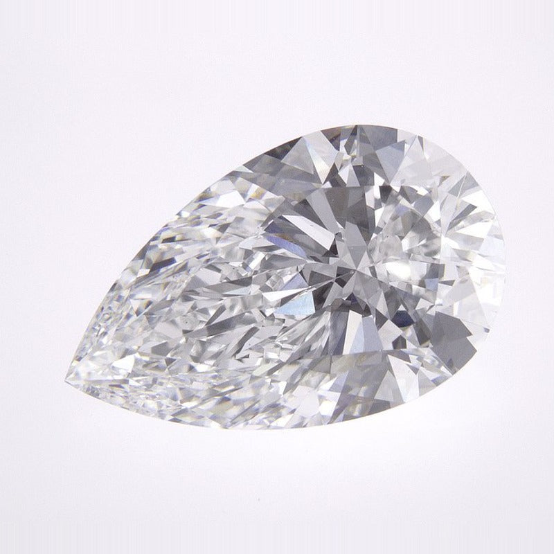 4.53 ct Lab-Grown Diamond – E VVS2 – Pear Cut – GIA Certified — Sapphire Row · cut7
