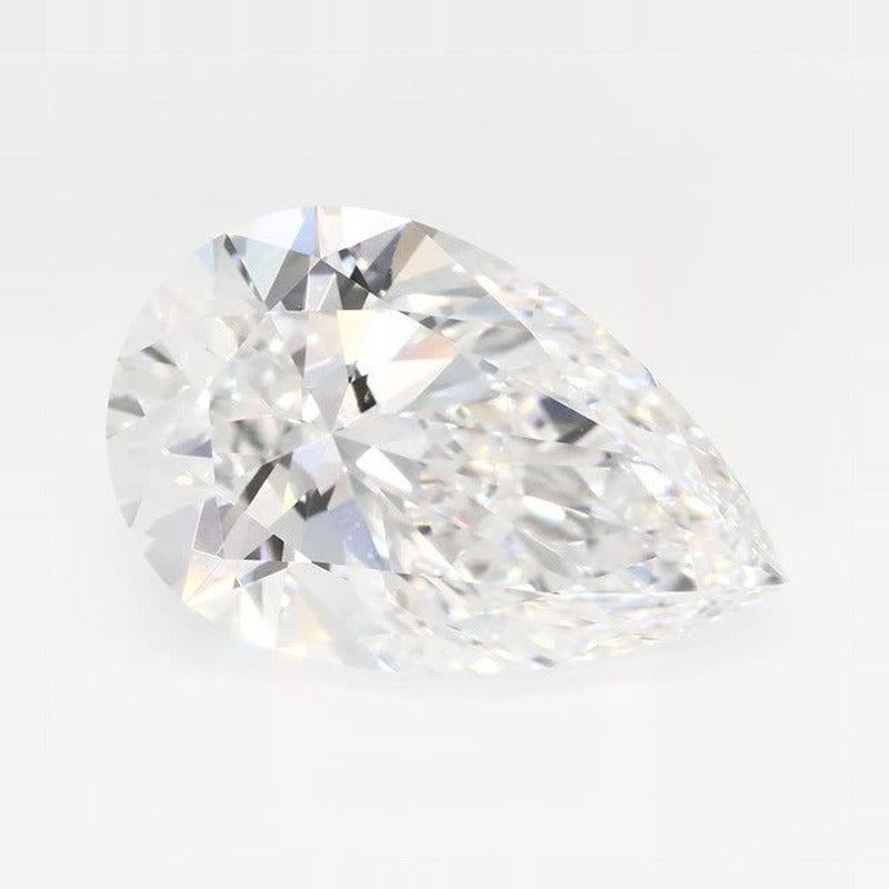 4.08 ct Lab-Grown Diamond – E VVS2 – Pear Cut – GCAL Certified — Sapphire Row · cut7