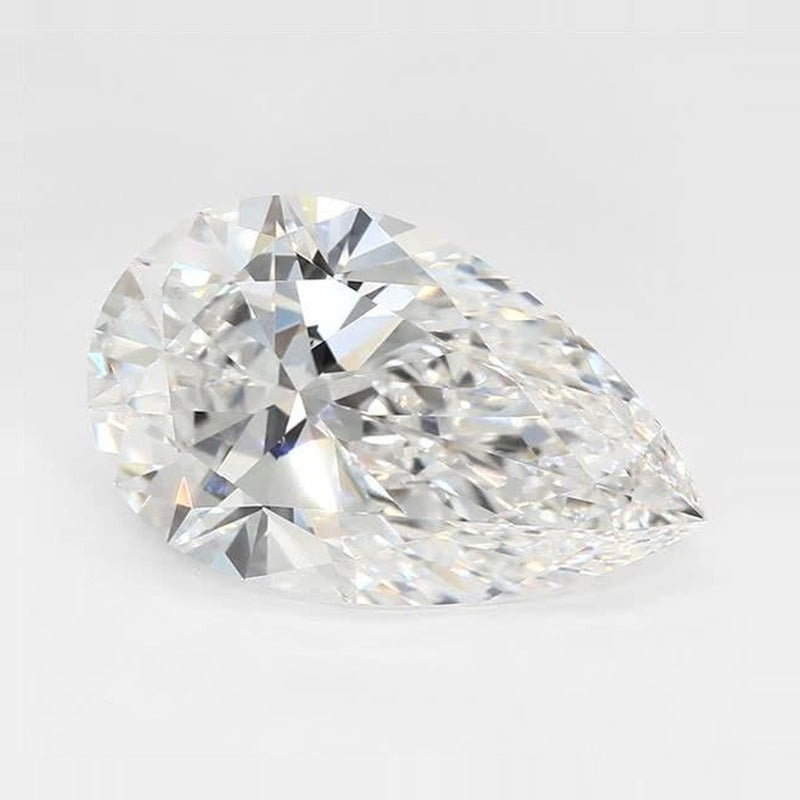 4.07 ct Lab-Grown Diamond – E VVS2 – Pear Cut – GCAL Certified — Sapphire Row · cut7