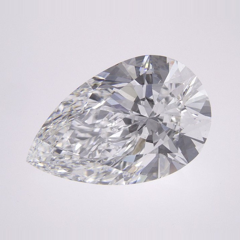 4.05 ct Lab-Grown Diamond – D VVS2 – Pear Cut – IGI Certified — Sapphire Row · cut7