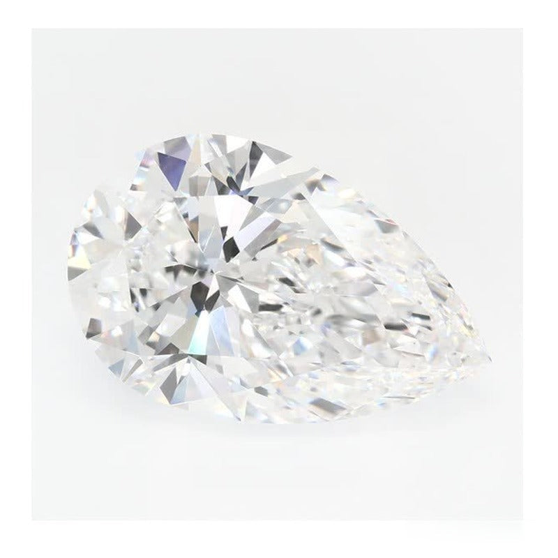 4.04 ct Lab-Grown Diamond – D VVS2 – Pear Cut – GCAL Certified — Sapphire Row · cut7