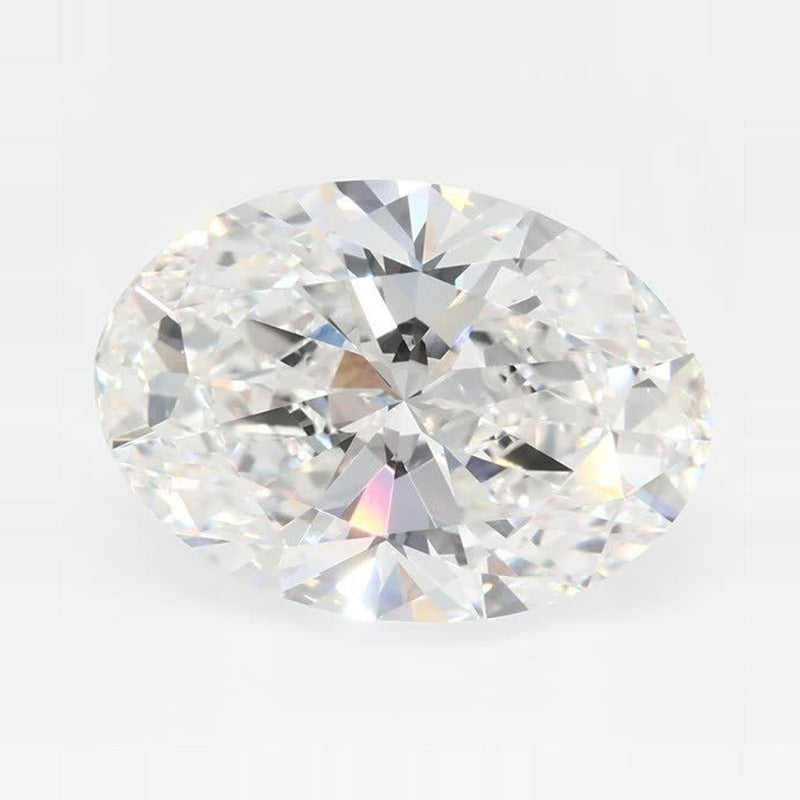 3.88 ct Lab-Grown Diamond – E VVS1 – Oval Cut – GCAL Certified — Sapphire Row · cut7