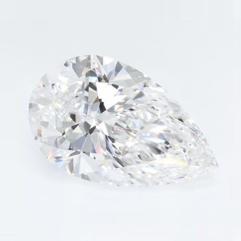 3.76 ct Lab-Grown Diamond – D VVS2 – Pear Cut – GCAL Certified — Sapphire Row · cut7