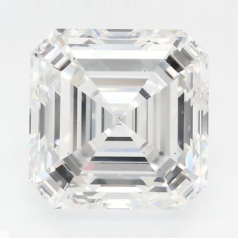 3.54 ct Lab-Grown Diamond – F VS2 – Asscher Cut – GCAL Certified — Sapphire Row · cut7