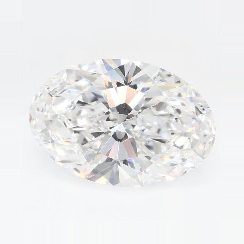 3.24 ct Lab-Grown Diamond – D VVS2 – Oval Cut – GCAL Certified — Sapphire Row · cut7