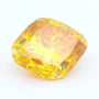 3.11 ct Lab-Grown Fancy Intense Orangy Yellow Diamond – SI1 – Cushion Cut – IGI Certified — Sapphire Row · cut7
