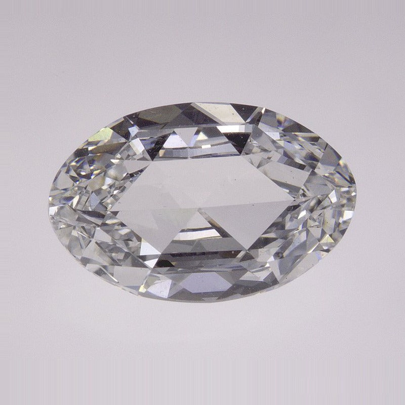 3.10 ct Lab-Grown Diamond – F VS2 – Oval Cut – Rose-cut – GCAL Certified — Sapphire Row · cut7