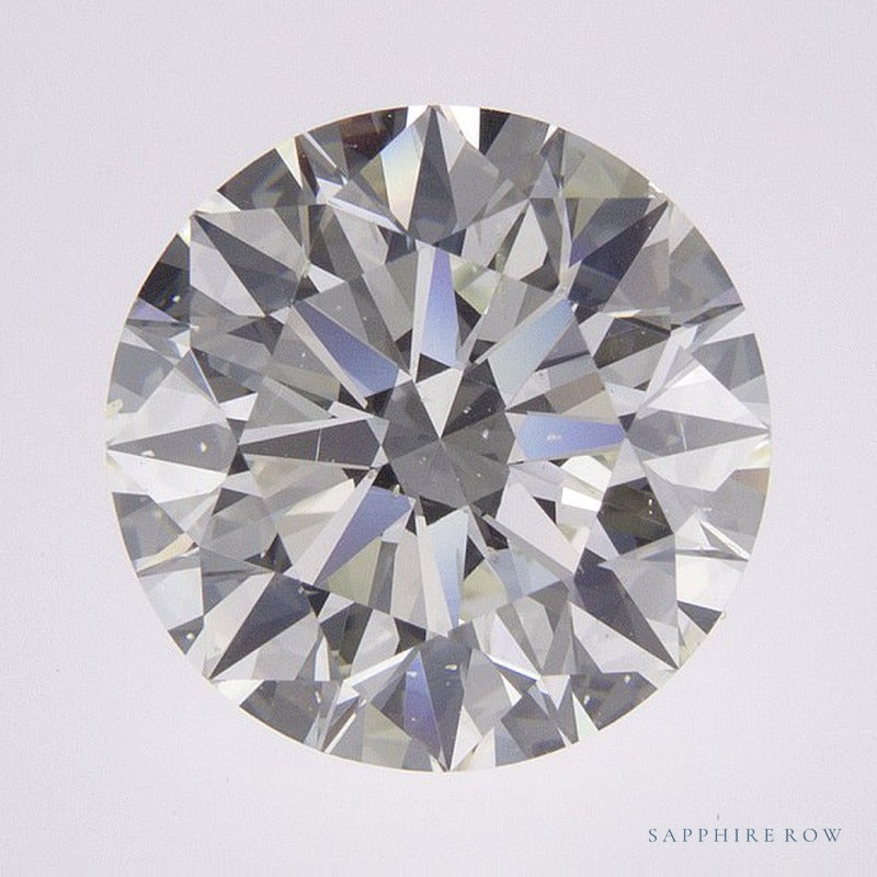 3.01 ct Natural Diamond – H SI1 – Round Cut – EGL USA Certified — Sapphire Row · cut7