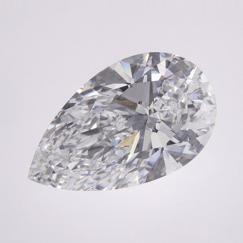 2.99 ct Lab-Grown Diamond – D VVS2 – Pear Cut – IGI Certified — Sapphire Row · cut7
