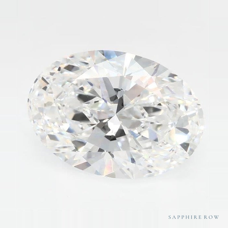 2.64 ct Lab-Grown Diamond – D VVS2 – Oval Cut – GCAL Certified — Sapphire Row · cut7