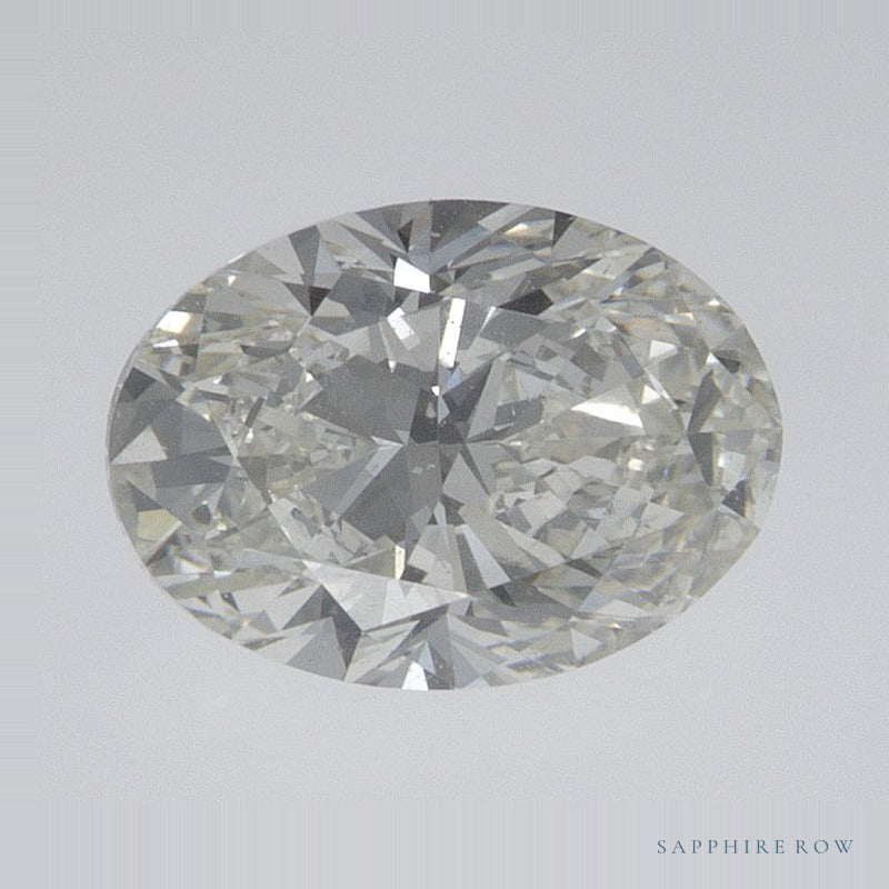 1.20 ct Natural Diamond – H SI1 – Oval Cut – EGL USA Certified — Sapphire Row · cut7