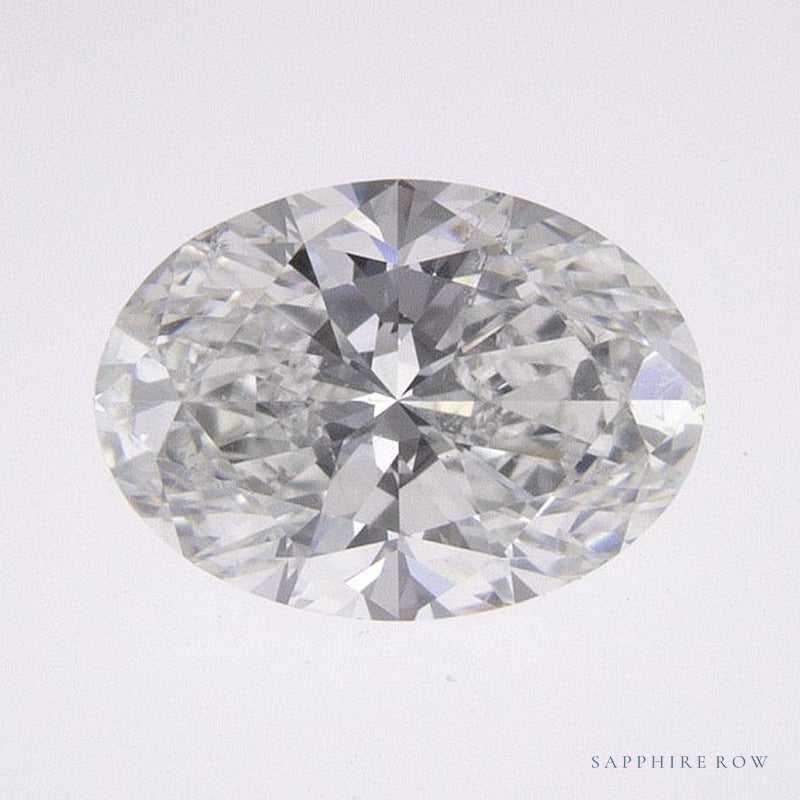 1.00 ct Natural Diamond – G SI2 – Oval Cut – GIA Certified — Sapphire Row · cut7