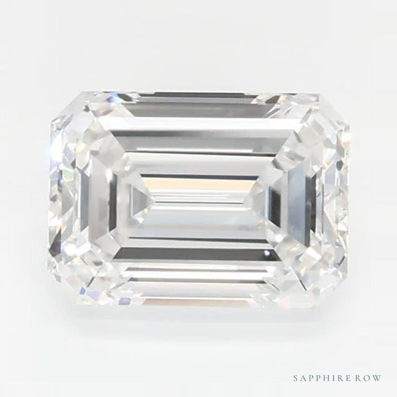 0.62 ct Lab-Grown Diamond – E VVS2 – Emerald Cut – GCAL Certified — Sapphire Row · cut7