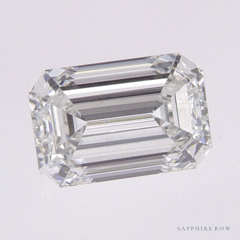 0.42 ct Natural Diamond – H SI1 – Emerald Cut – GIA Certified — Sapphire Row · cut7