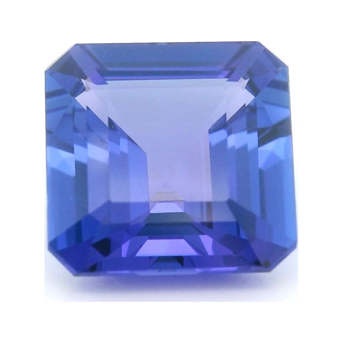 3.09 ct Natural Blue Tanzanite – Asscher Cut — Sapphire Row · cut7