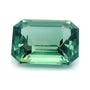 2.11 ct natural teal blue sapphire, emerald cut | Sapphire Row · cut7