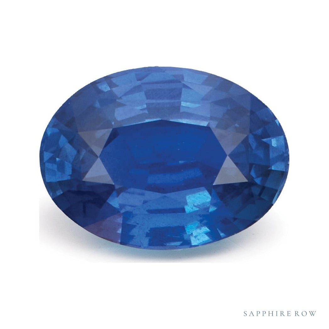 2.05 ct Natural Blue Sapphire (No Heat) – Oval Cut – GIA Certified — Sapphire Row · cut7
