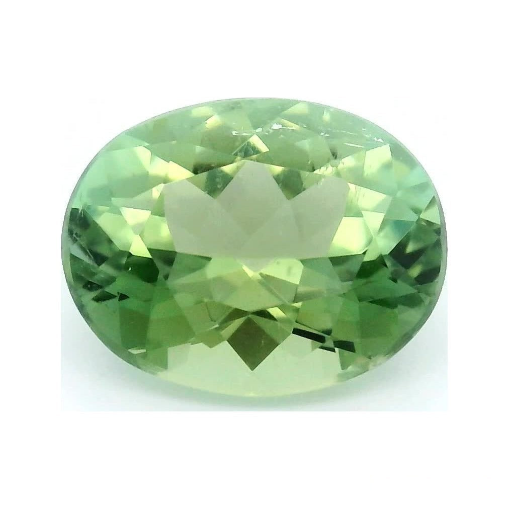 1.82 ct Natural Green Tourmaline – Oval Cut — Sapphire Row · cut7