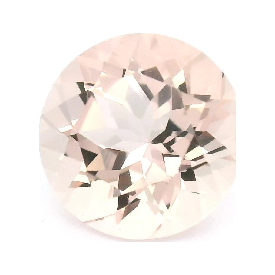 1.79 ct Natural Peach Morganite – Round Cut — Sapphire Row · cut7