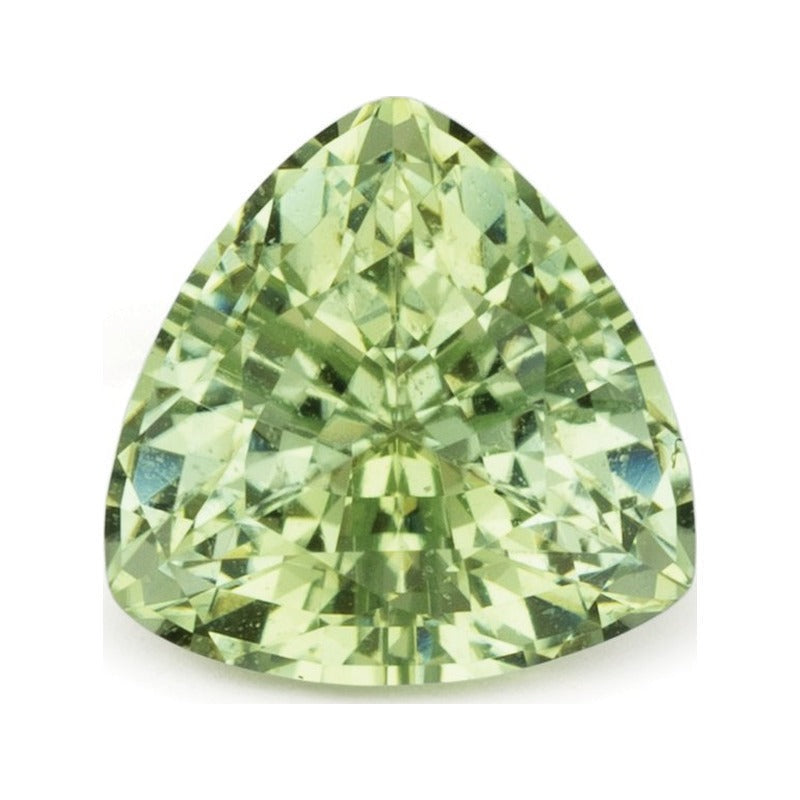 1.31 ct Natural Mint Tourmaline – Trillion Cut — Sapphire Row · cut7