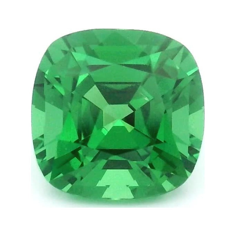 1.16 ct Natural Green Tsavorite Garnet (Untreated) – Cushion Cut — Sapphire Row · cut7