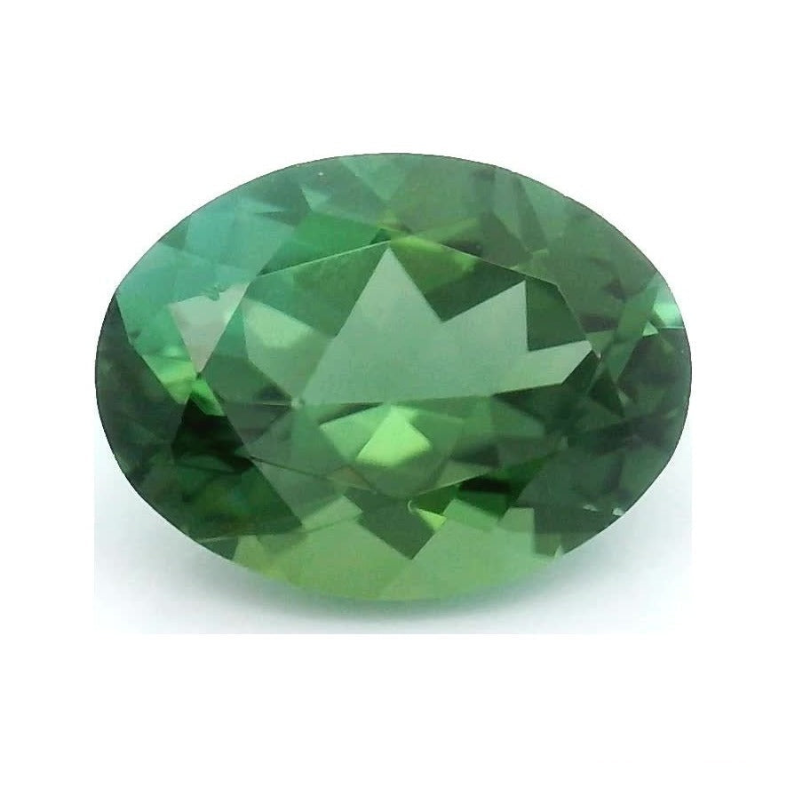 1.16 ct Natural Green Tourmaline – Oval Cut — Sapphire Row · cut7