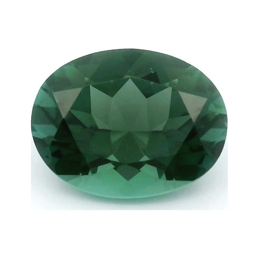 1.15 ct Natural Green Tourmaline – Oval Cut — Sapphire Row · cut7