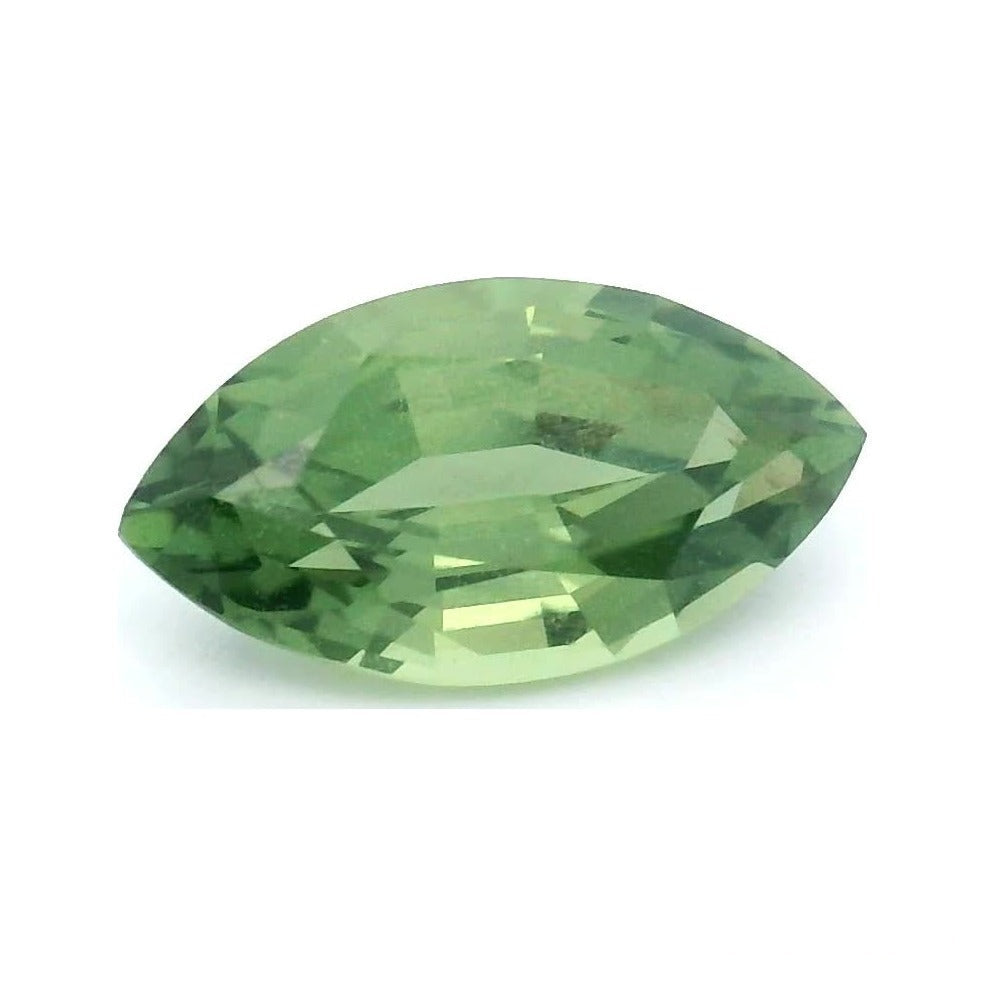 1.10 ct Natural Green Sapphire (Heated) – Marquise Cut — Sapphire Row · cut7