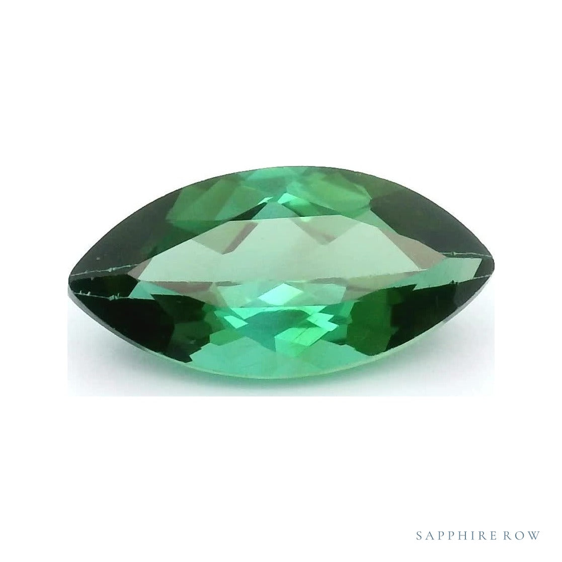 1.04 ct Natural Green Tourmaline – Marquise Cut — Sapphire Row · cut7